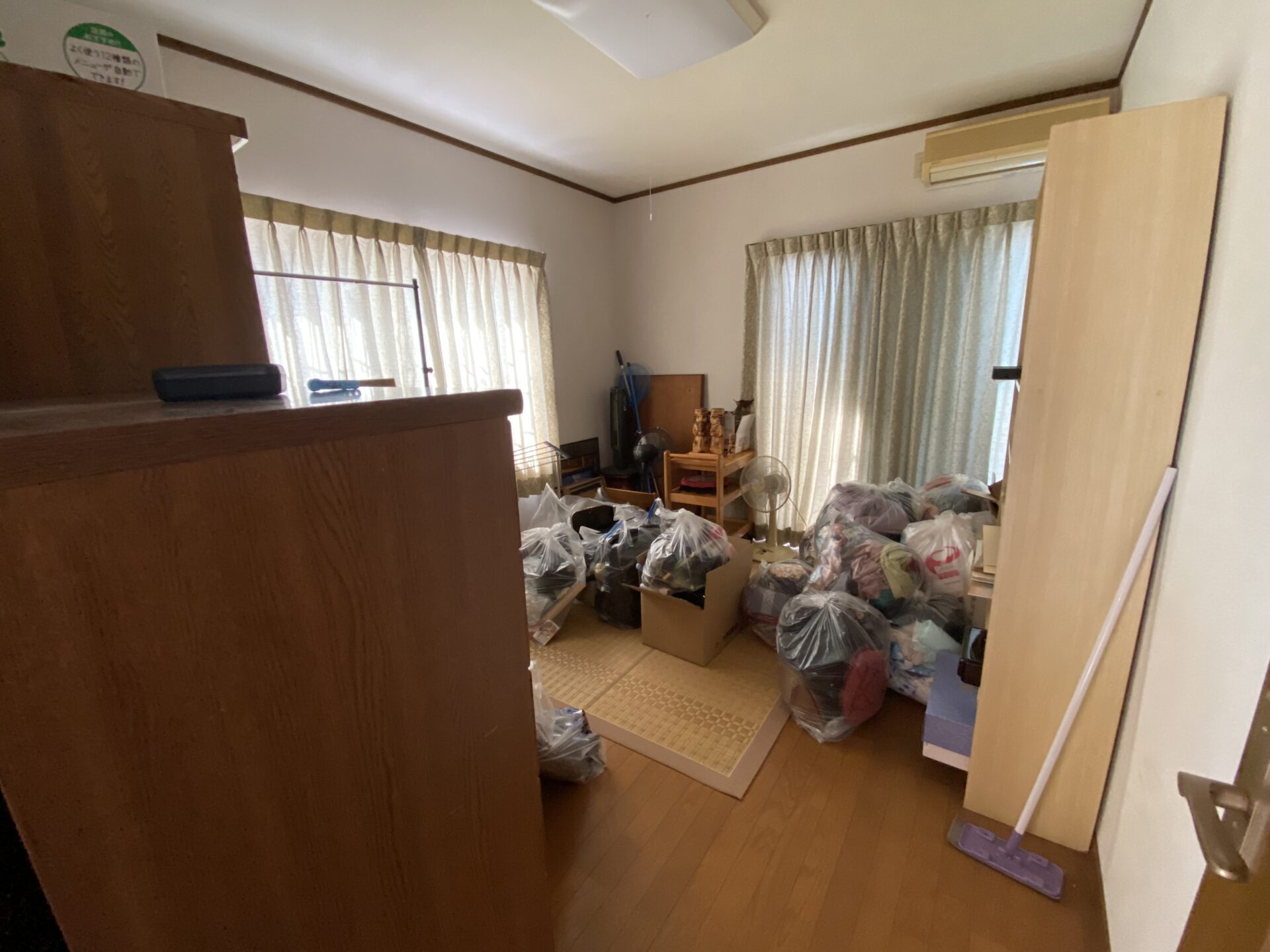 福岡市南区美和台にて不用品回収作業写真