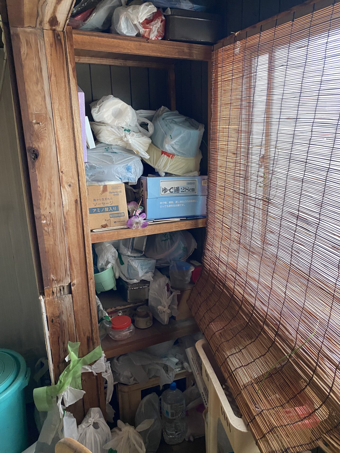 福岡市 南区 曰佐にて空き家の遺品整理作業前写真