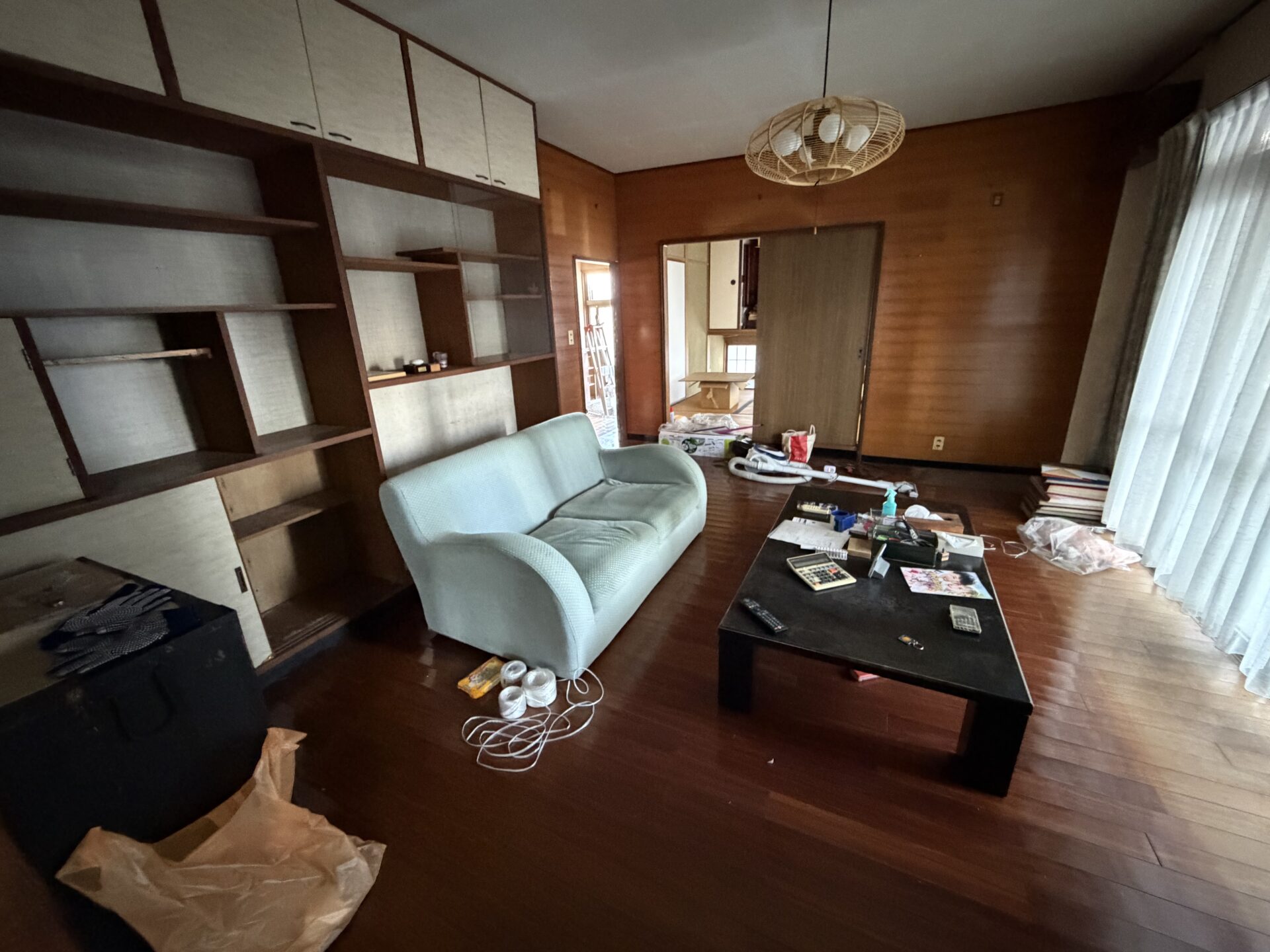 大野城市下大利にてまるごと片付け作業前写真