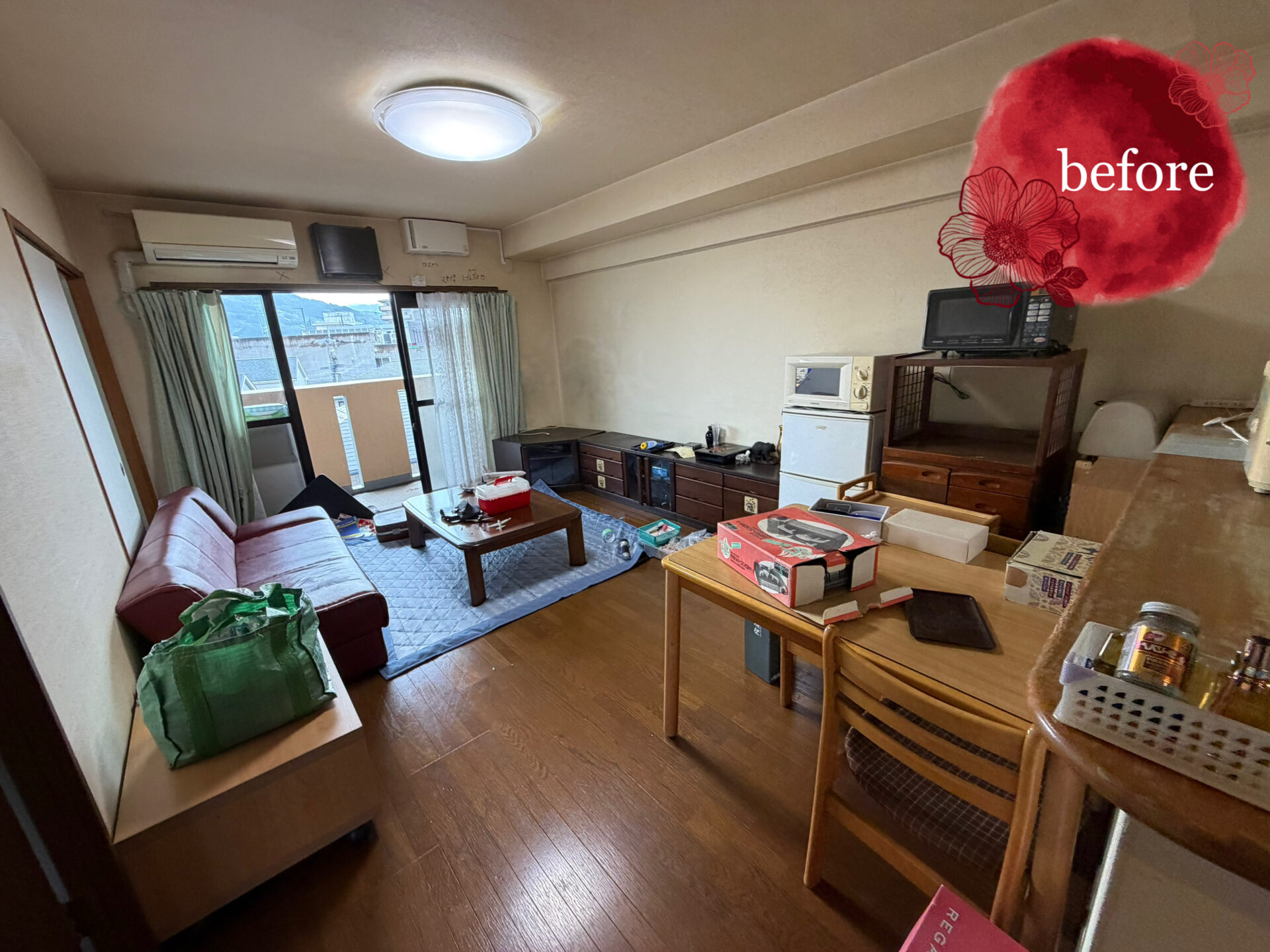 那珂川市中原 にて不用品片付け作業写真