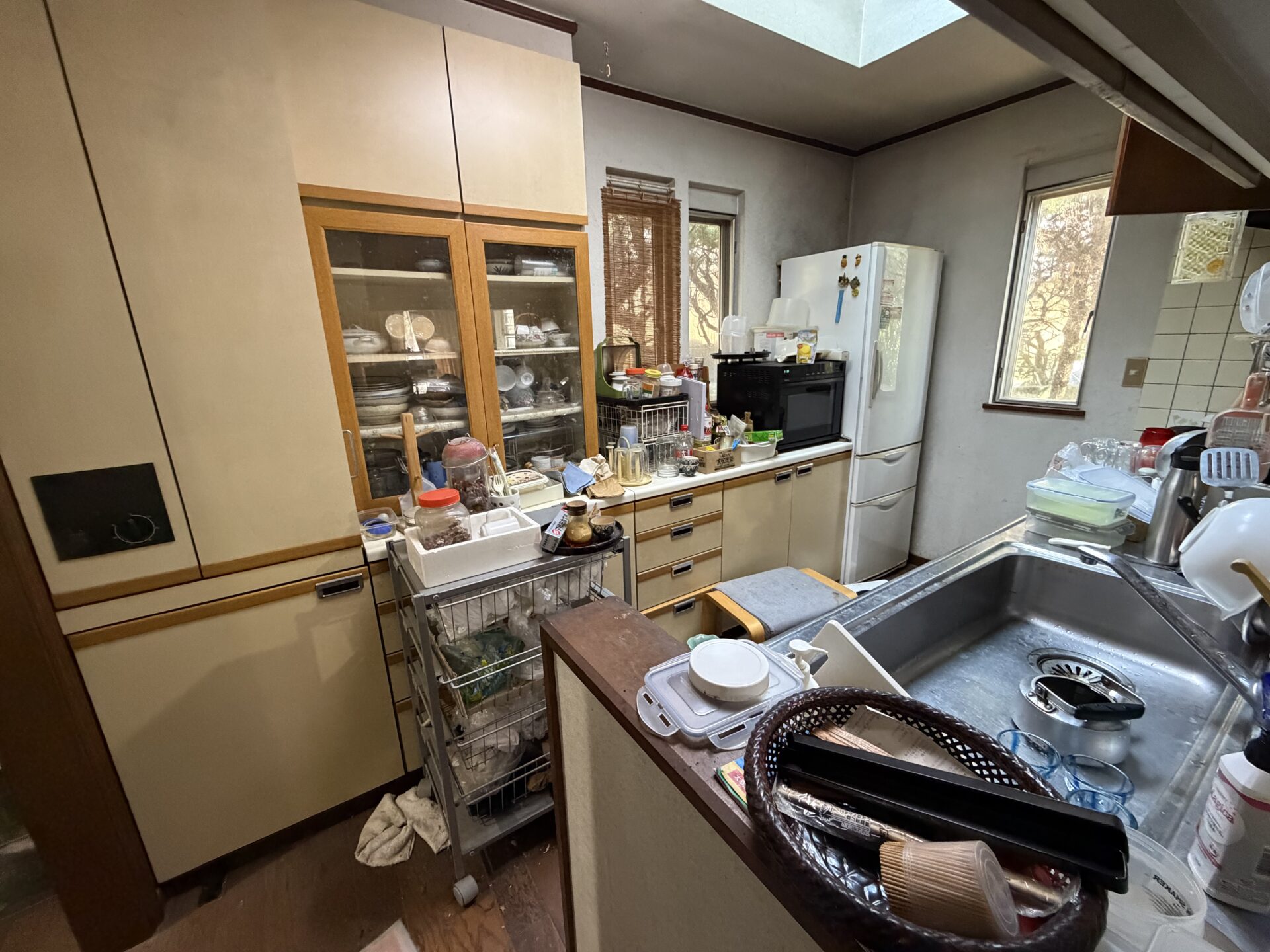 福岡県太宰府市水城にて遺品整理作業写真