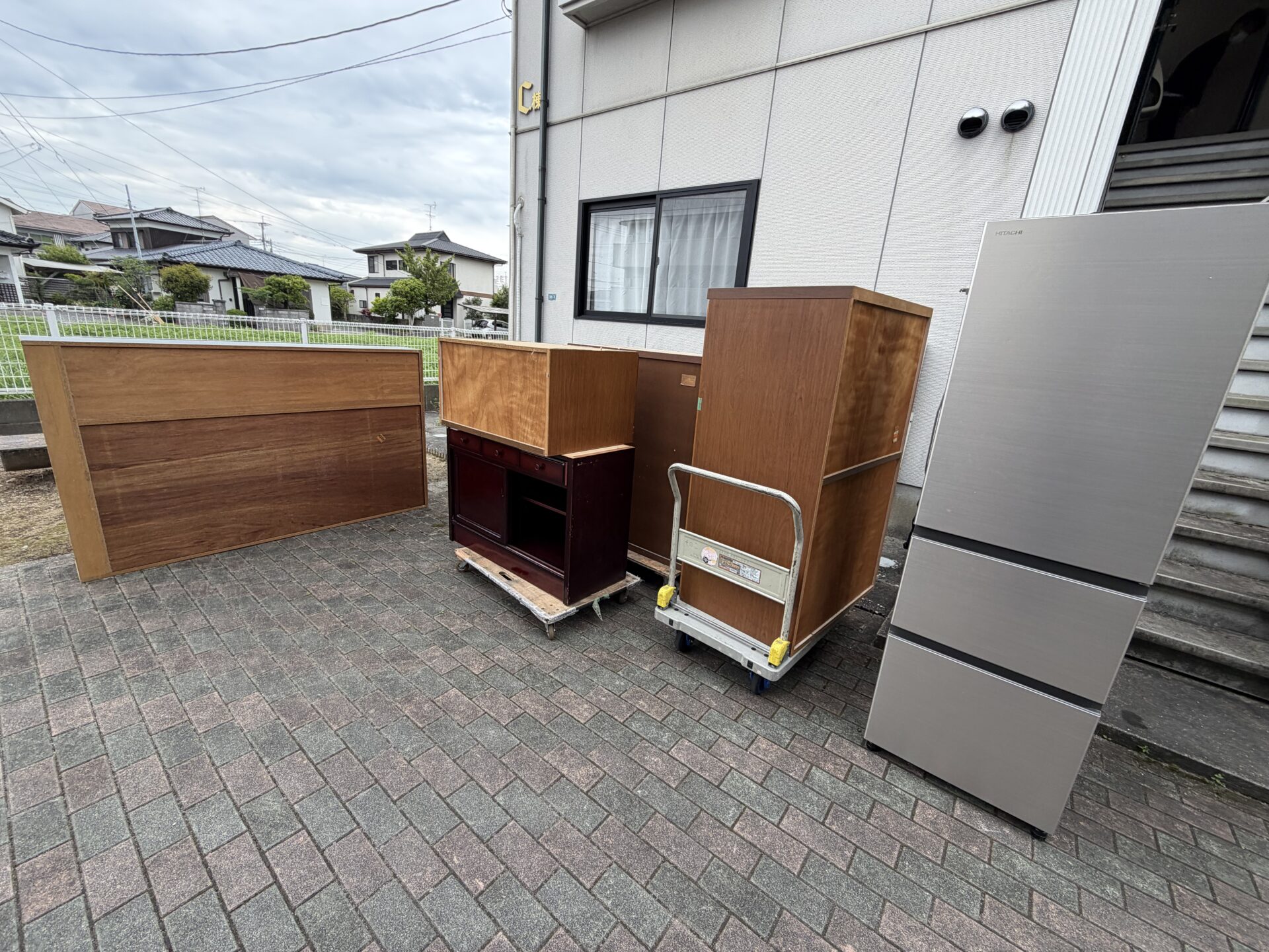 佐賀県佐賀市高木瀬東にて不用品回収作業写真