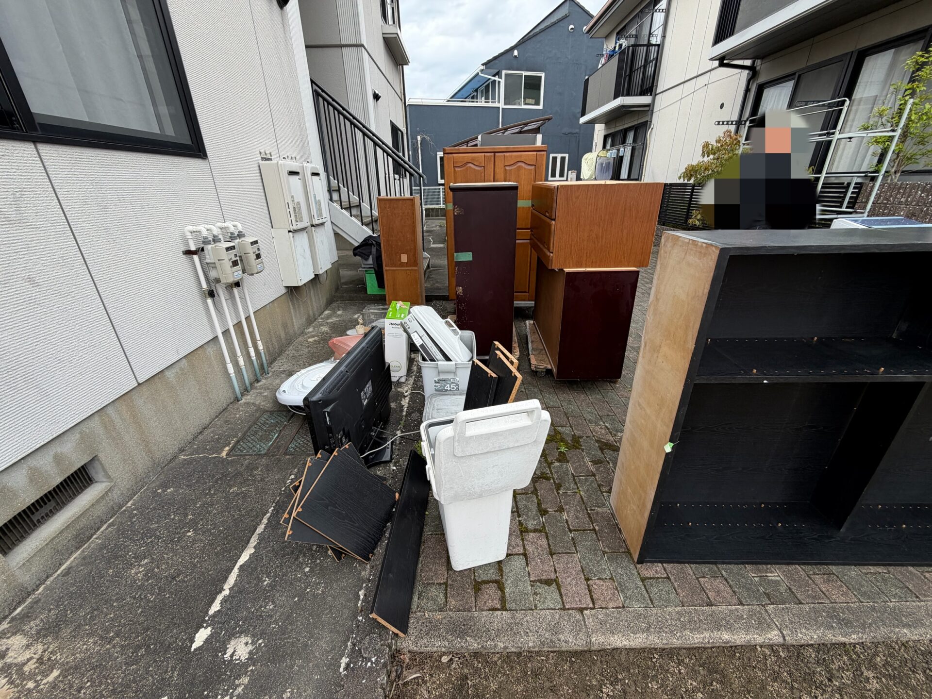 佐賀県佐賀市高木瀬東にて不用品回収作業写真