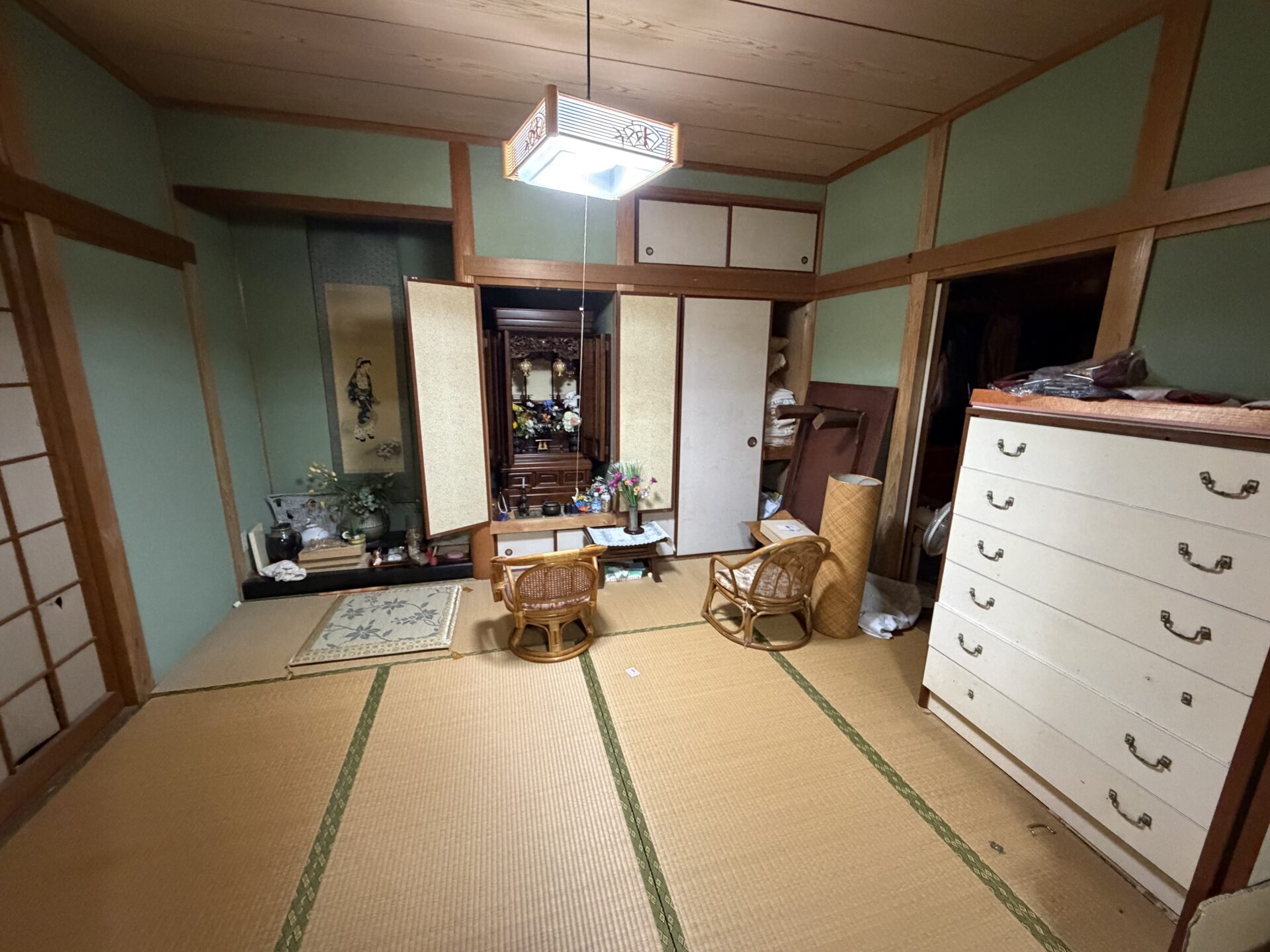 糟屋郡志免町桜丘にて遺品整理作業前写真