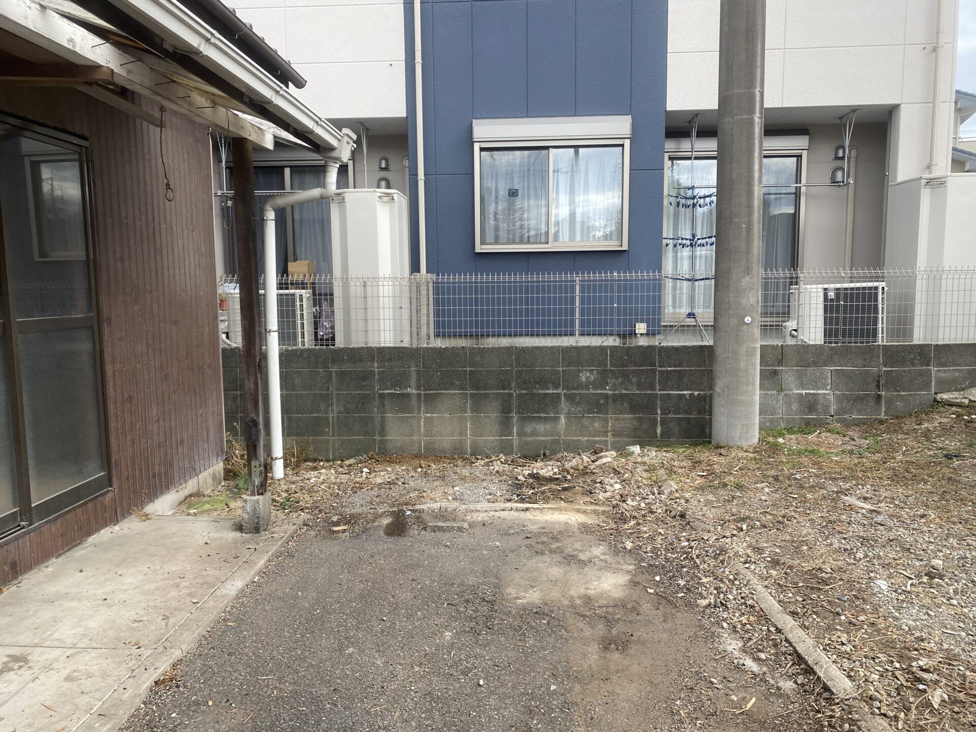 筑紫野市永岡にて物置解体撤去作業後写真